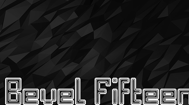 Bevel Fifteen Font