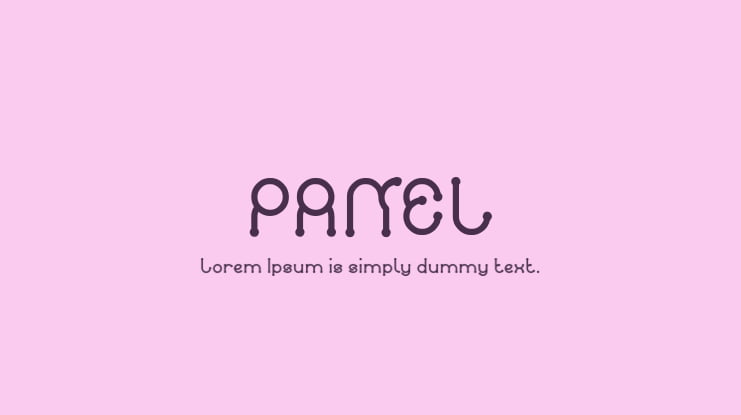PANEL Font Family