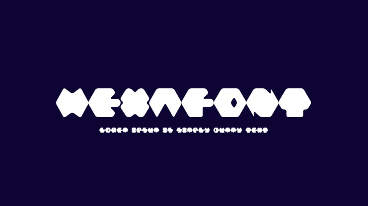 Hexafont Font