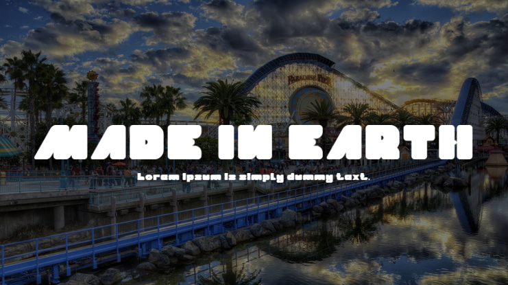 MADE IN EARTH Font Family