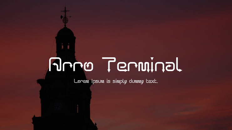 Arro Terminal Font