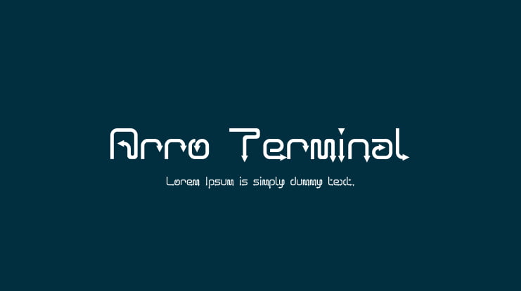 Arro Terminal Font