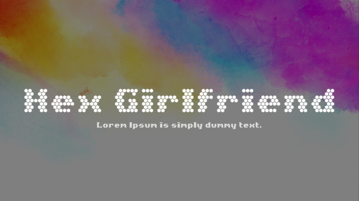 Hex Girlfriend Font
