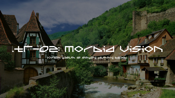 LTR-02: Morbid Vision Font