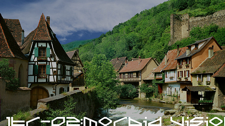 LTR-02: Morbid Vision Font