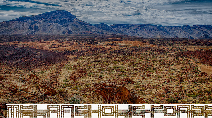 Melancholic Roadeo Font