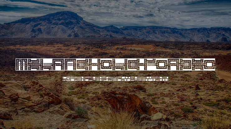 Melancholic Roadeo Font