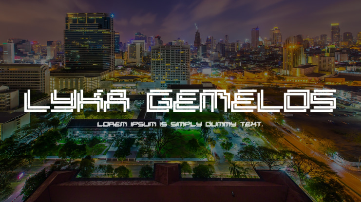 Lyka Gemelos Font