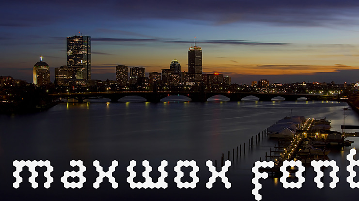 maxwox font