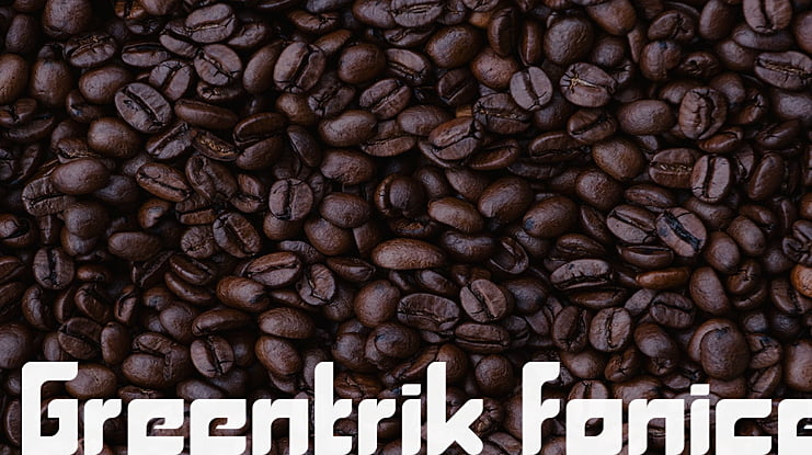 Greentrik fonice Font