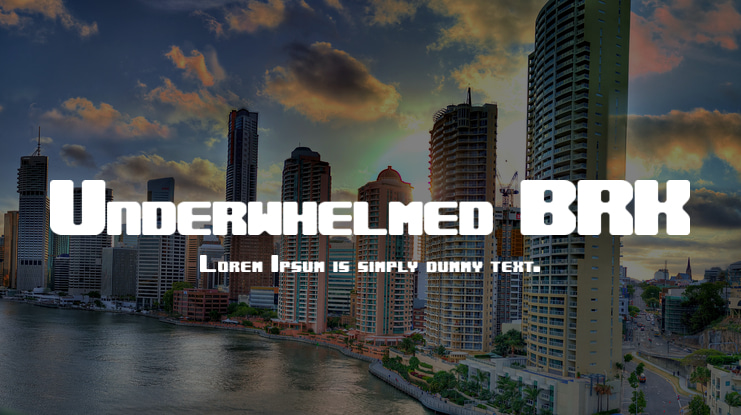 Underwhelmed BRK Font Family