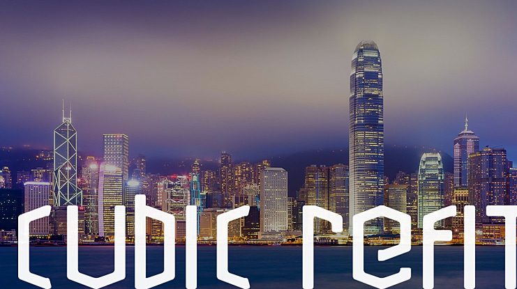 Cubic Refit Font