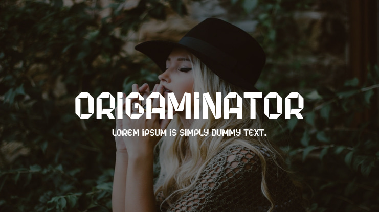 Origaminator Font