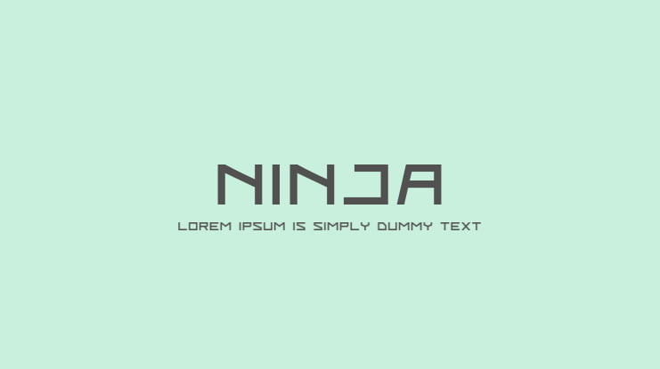 NINJA Font