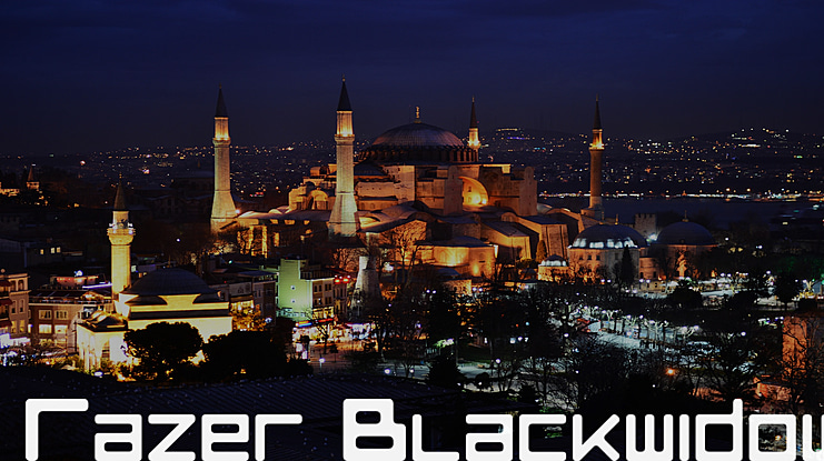 Razer Blackwidow Font