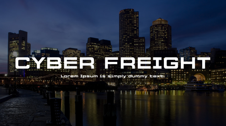 CYBER FREIGHT Font