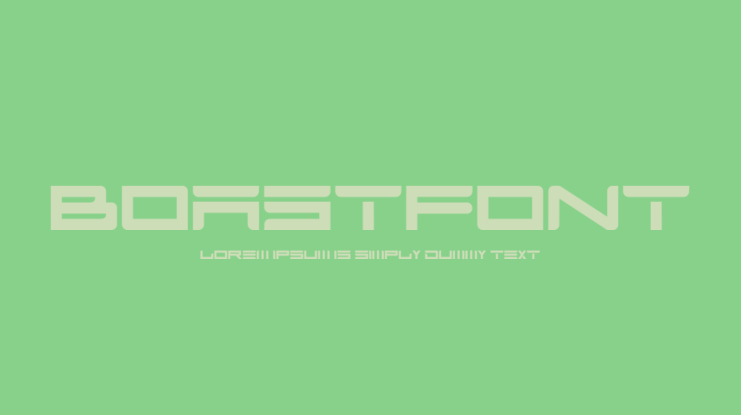 BOASTfont Font
