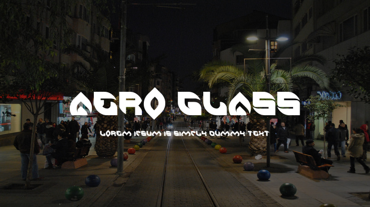 AERO GLASS Font