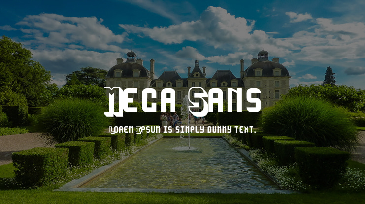 Mega Sans Font