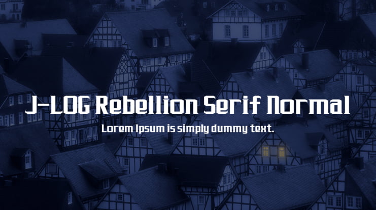 J-LOG Rebellion Serif Normal Font Family