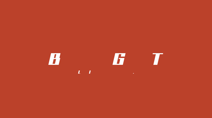 Bhejeuct Gash Typeface Font