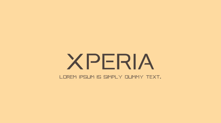 Xperia Font