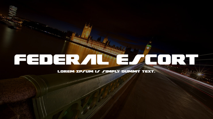 Federal Escort Font Family