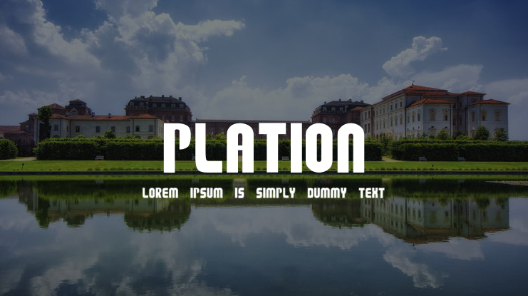 PLATION Font
