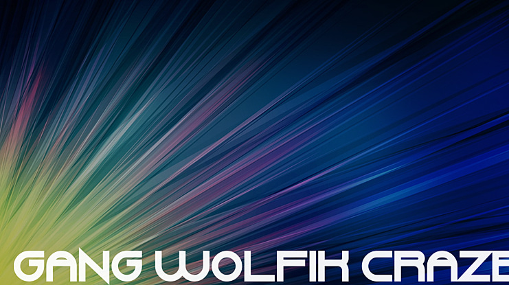 Gang Wolfik Craze Font