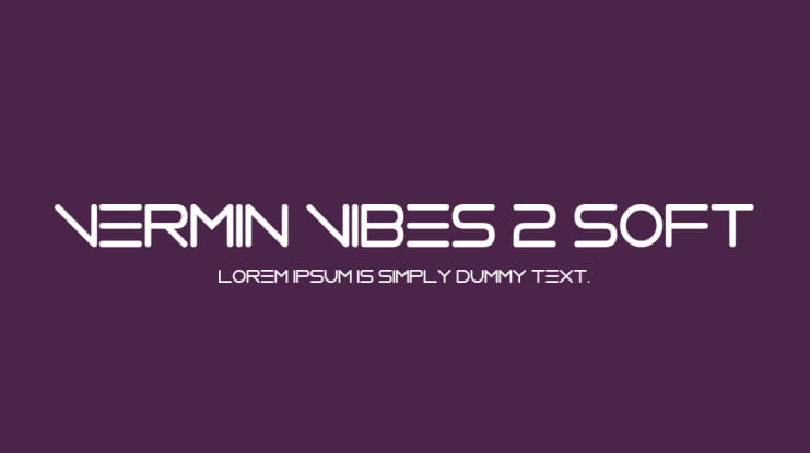 Vermin Vibes 2 Soft Font