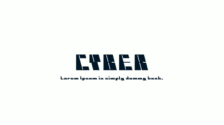 CYBER Font Family