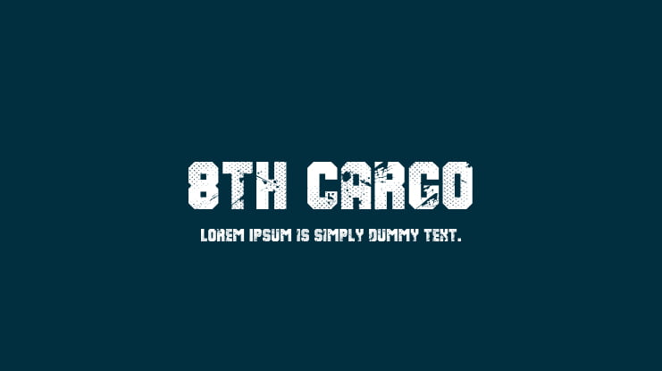 8th Cargo Font
