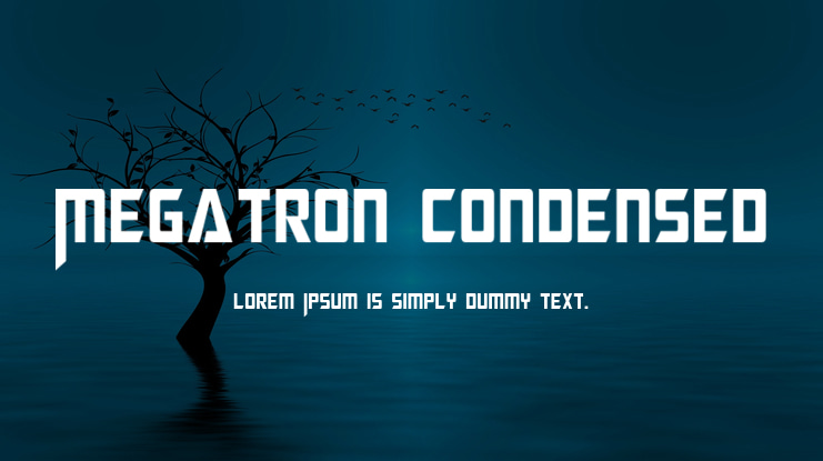 Megatron Condensed Font Family