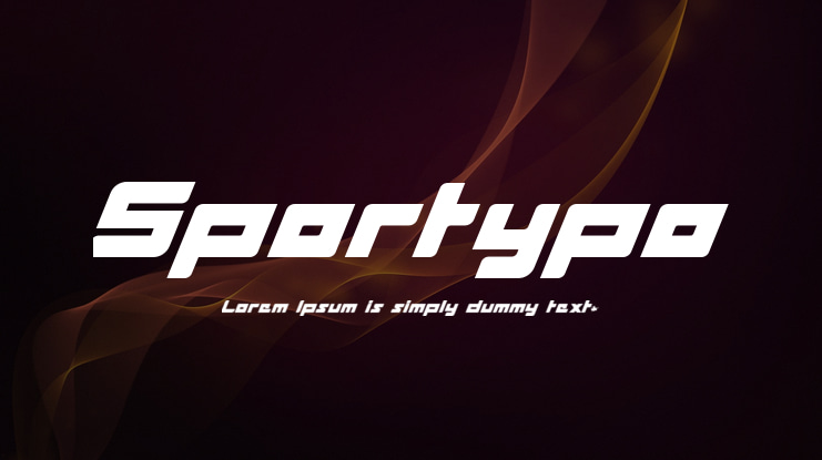 Sportypo Font