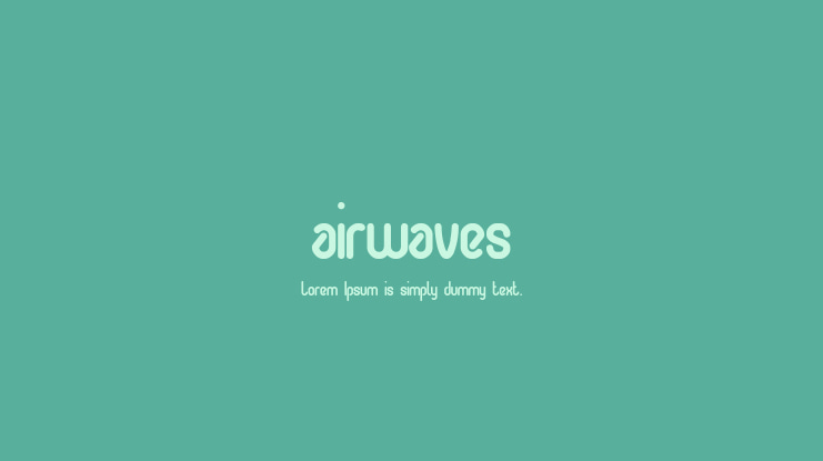 airwaves Font