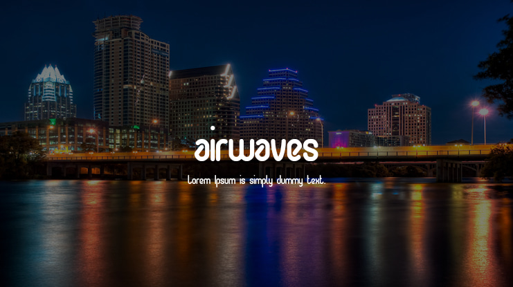 airwaves Font