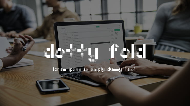 Dotty Fold Font