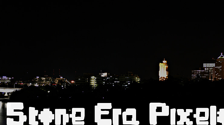 Stone Era Pixels Font