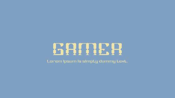 GAMER Font Family