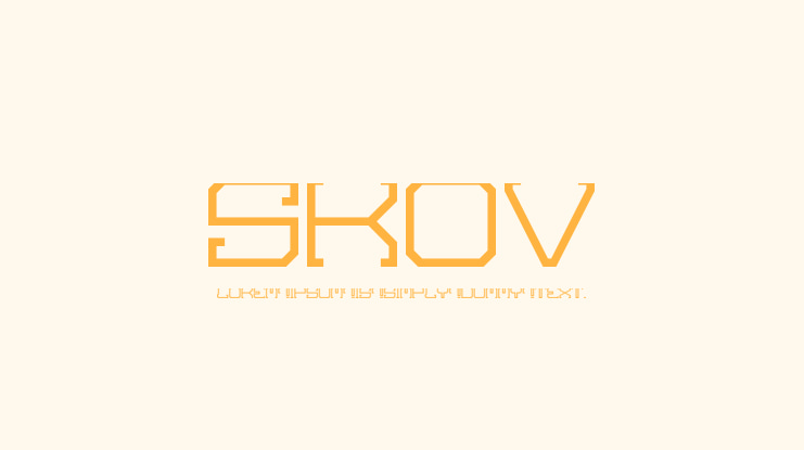 Skov Font
