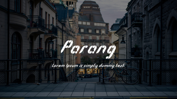 Parang Font