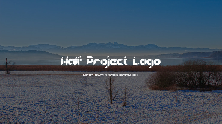 Half Project Logo Font