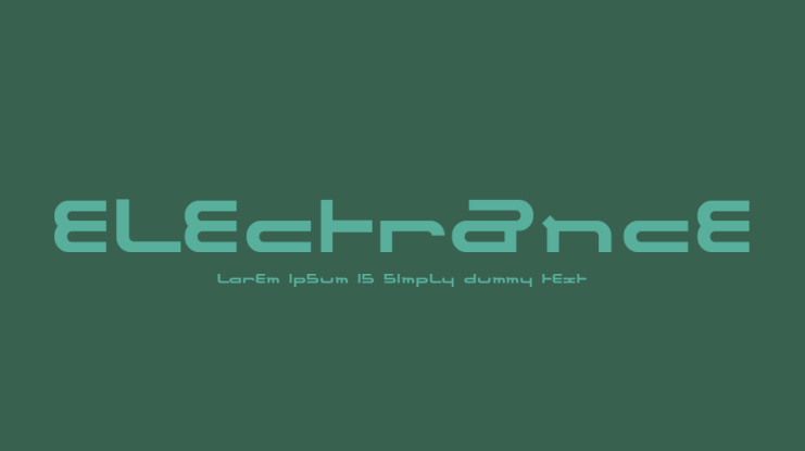 electrance Font