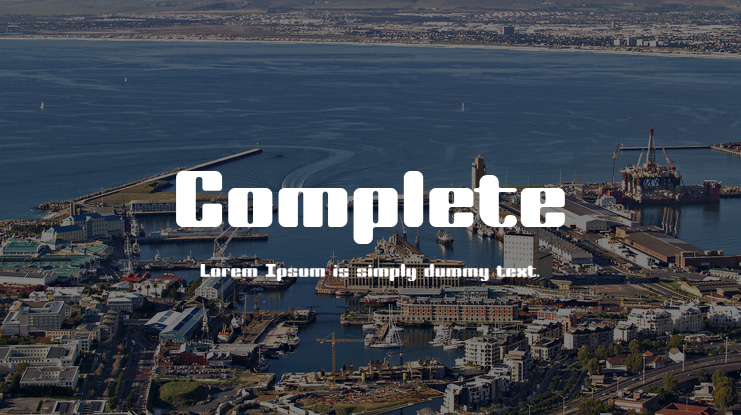 Complete Font Family