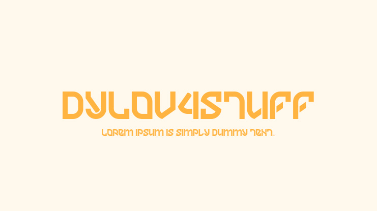 DYLOV4STUFF Font