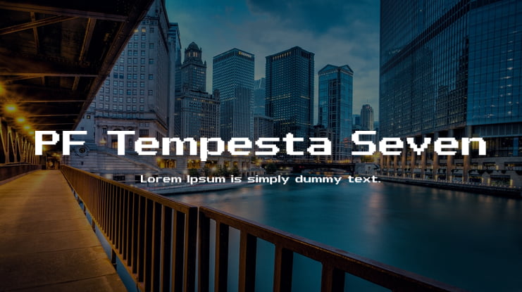 PF Tempesta Seven Font Family