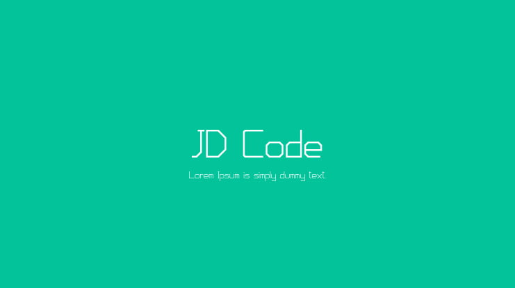 JD Code Font