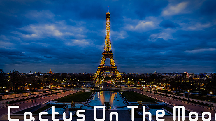 Cactus On The Moon Font