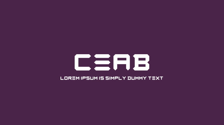 CEAB Font