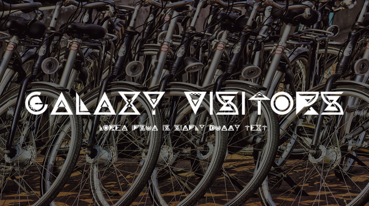 Galaxy Visitors Font